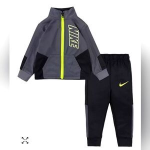 NEW Baby Boys Block Full Zip Tricot Jacket and Matching Pants, 2 Piece Set